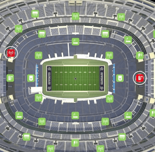 VenueView network visualisation